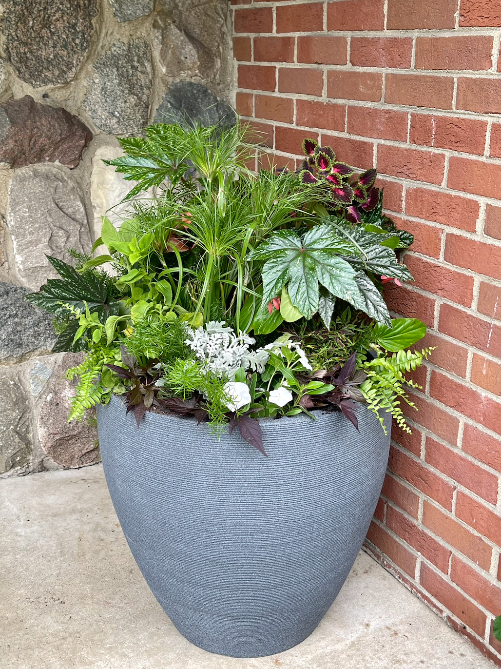Summer Porch Pot Installation