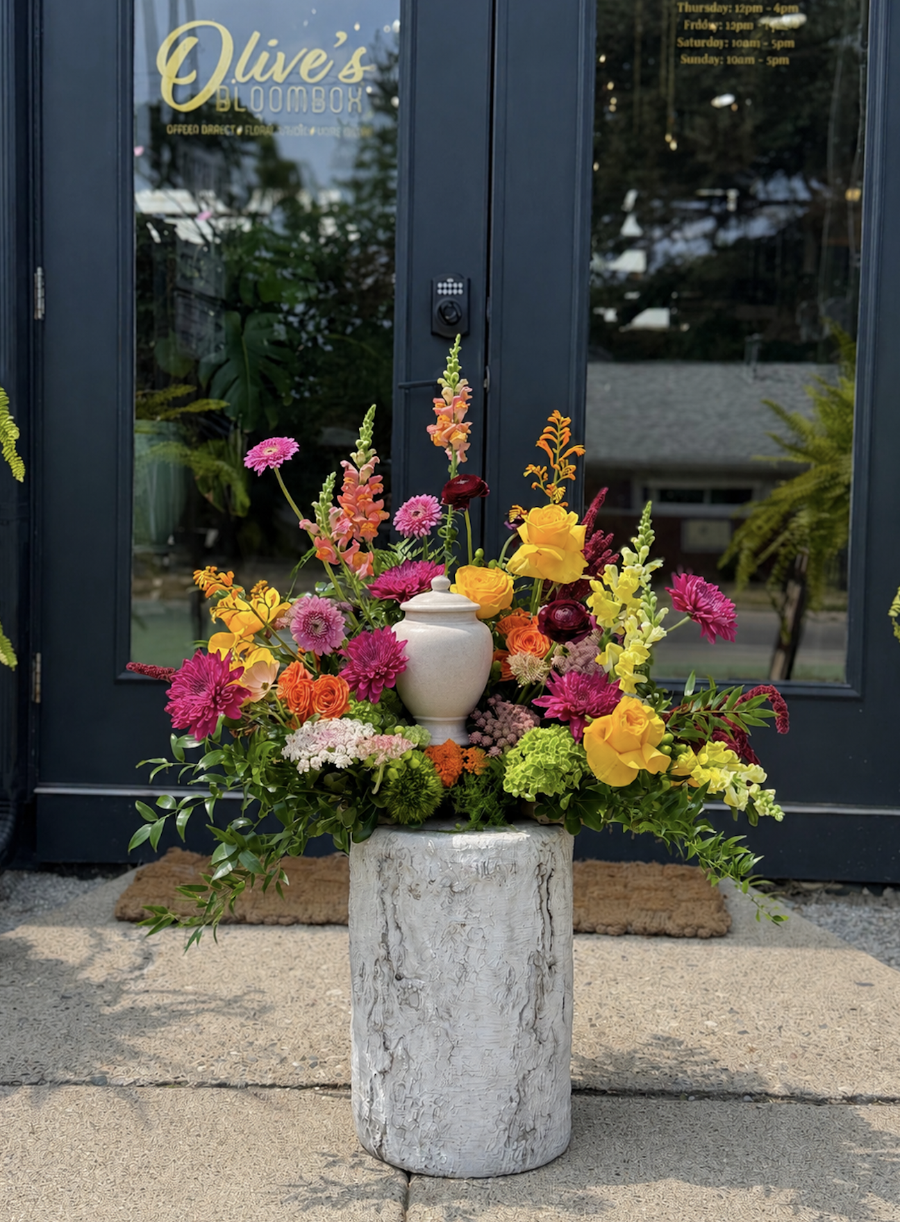 Floral Urn Surround