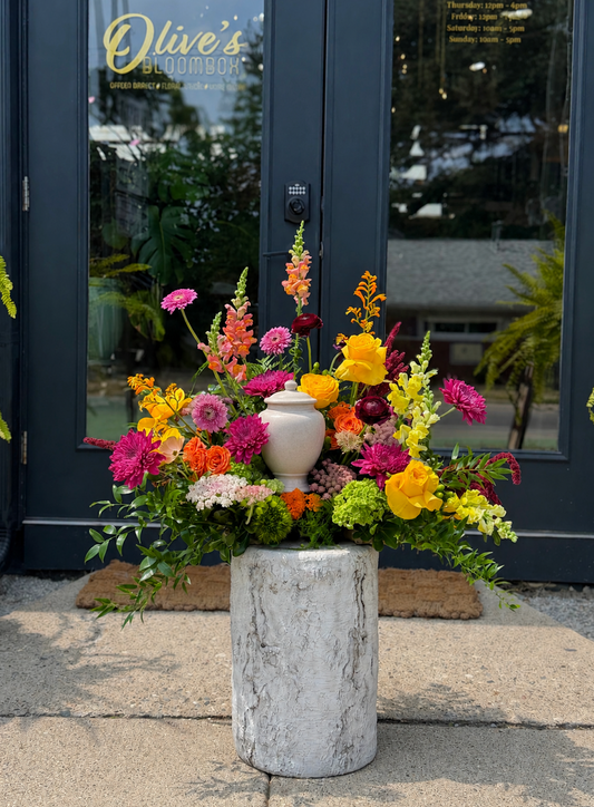 Floral Urn Surround